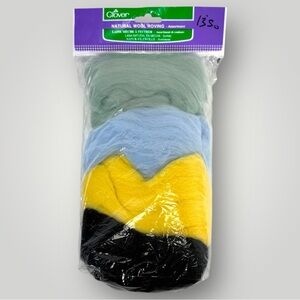 Clover Natural Wool Roving Assortment 2.8oz